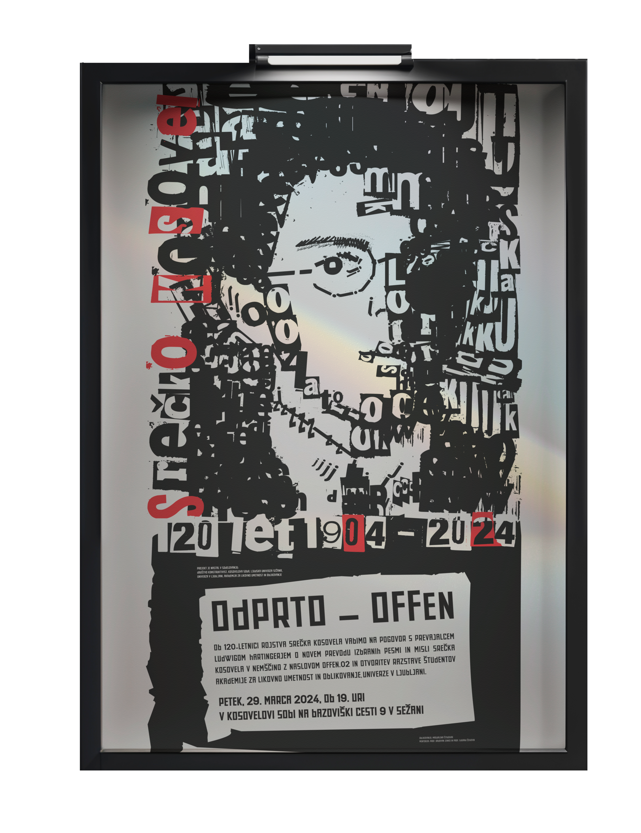 KOSOVEL EXHIBITION POSTER