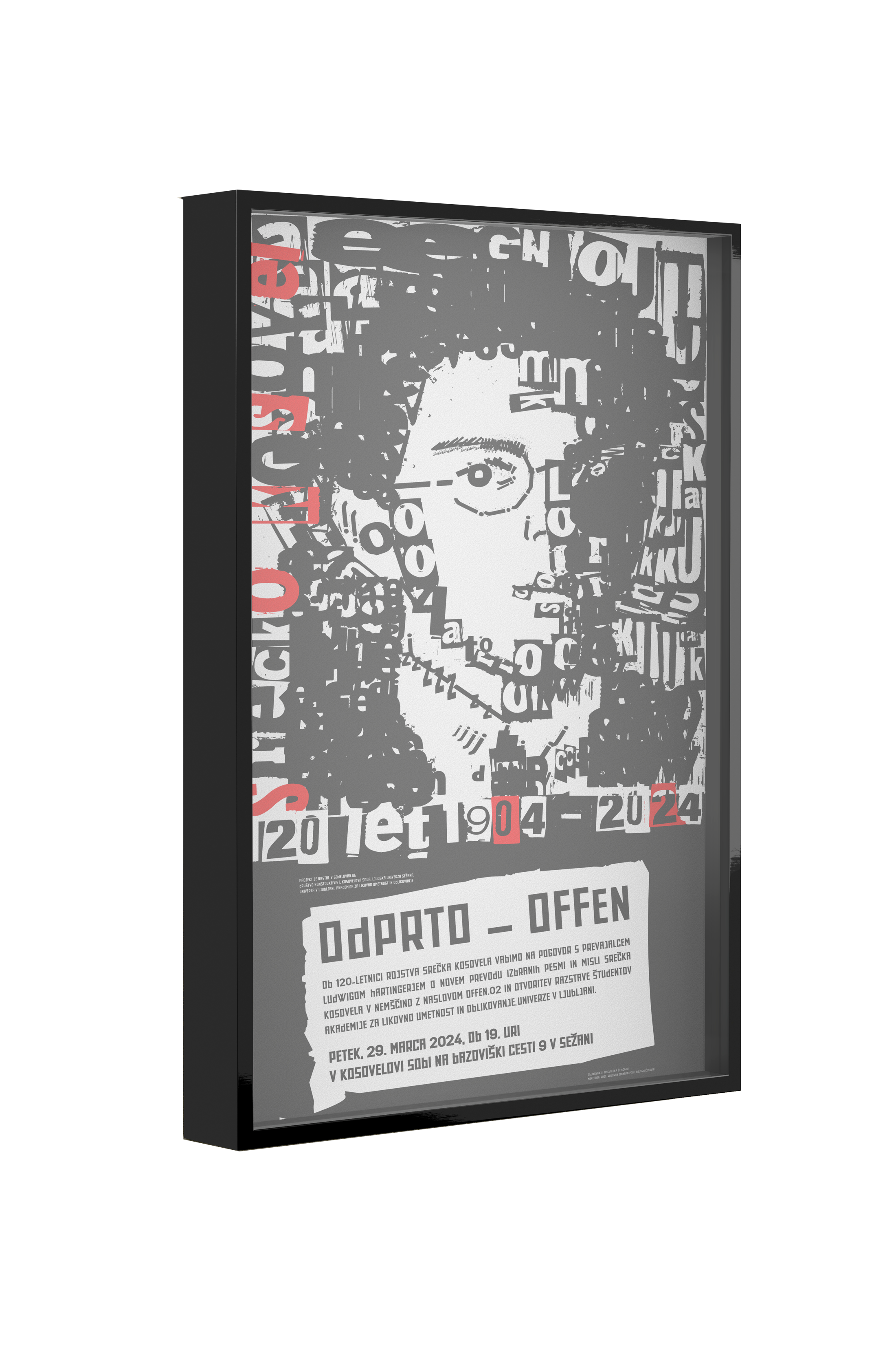 KOSOVEL EXHIBITION POSTER